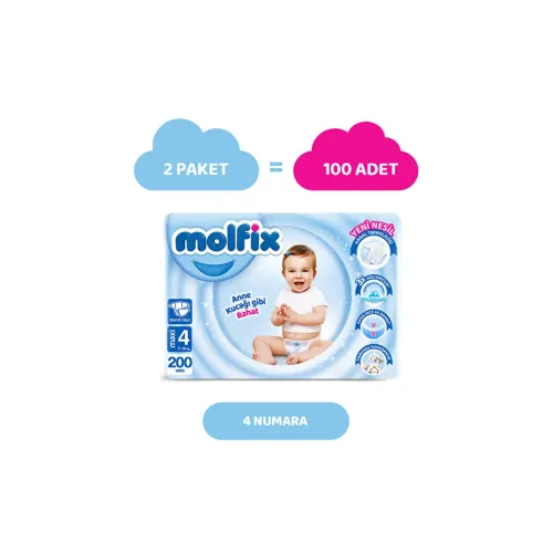 Bebek Bezi 4 Beden Maxi Ultra Fırsat Paketi 7- 14 kg 100 Adet Bebek Bezi 4 Beden Maxi Ultra Fırsat Paketi 7- 14 kg 100 Adet