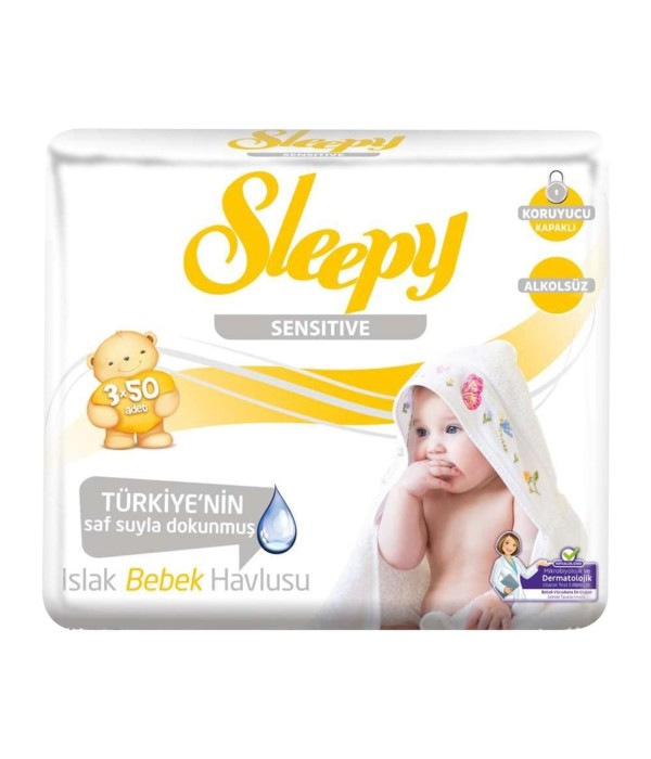 Sensitive Bebek Islak Mendil 3x50 Adet