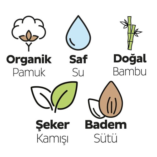 Yenidoğan Bio Natural 3X40 Islak Mendil Yenidoğan Bio Natural 3X40 Islak Mendil