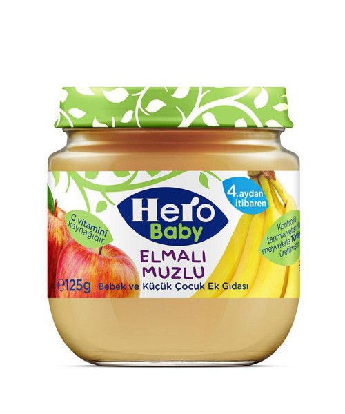 Elmalı Muzlu Kavanoz Mama 125 gr