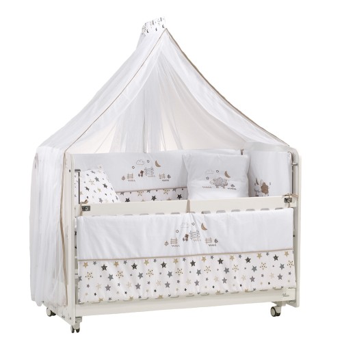 Woody Anne Yanı Ahşap Sallanır ve Asansörlü Beşik Beşik 60x120 cm Woody Anne Yanı Ahşap Sallanır ve Asansörlü Beşik Beşik 60x120 cm